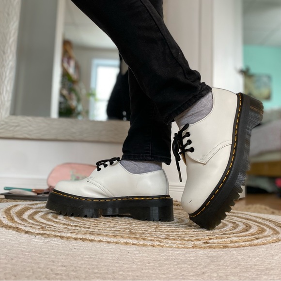 Dr marten 1461 quad platform women white - Picture 8 of 8